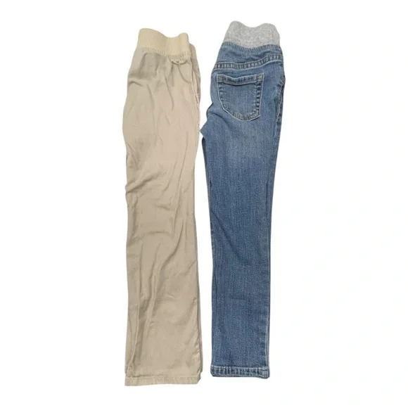 Cat & Jack Blue and Circo Tan Jeans elastic waistband Size: 5T - Picture 2 of 11